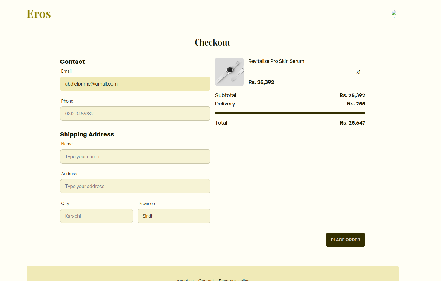 Seller Dashboard - Insights