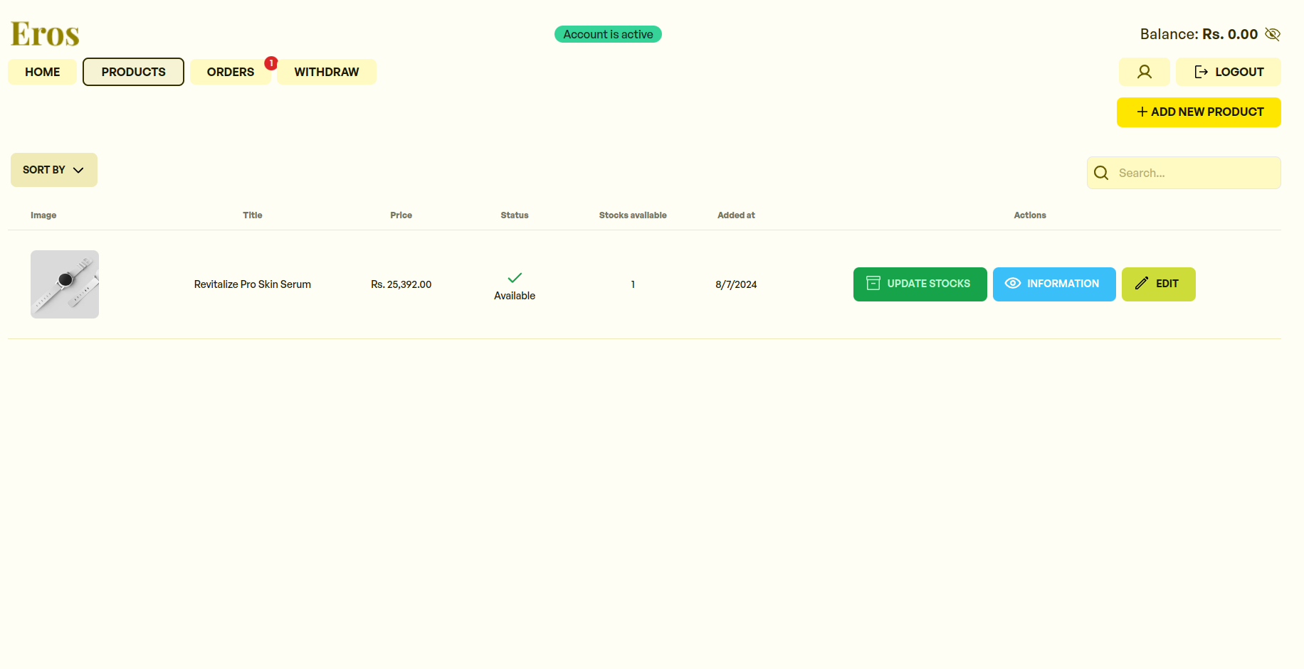 Owner Dashboard - Management